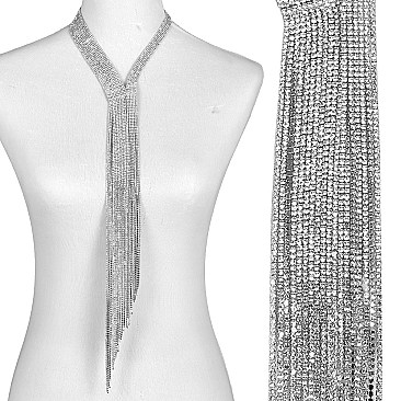 Elegant Cr-s S Rs 2mm Fringe Long Neck