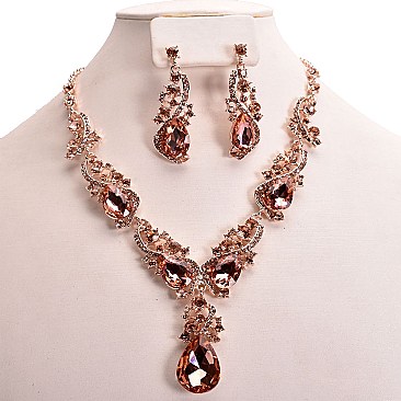 DROP RHINESTONE ACCENT DROP DOWN