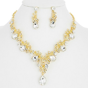 COCKTAIL PARTY VINE DROP NECKLACE SET