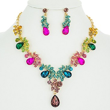 COCKTAIL PARTY VINE DROP NECKLACE SET
