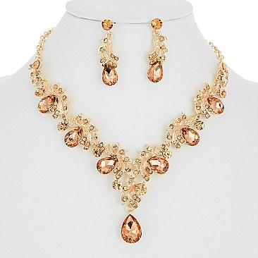 COCKTAIL PARTY VINE DROP NECKLACE SET