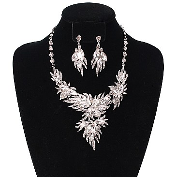 FASHIONABLE STONE NECKLACE SET SLNBY7844
