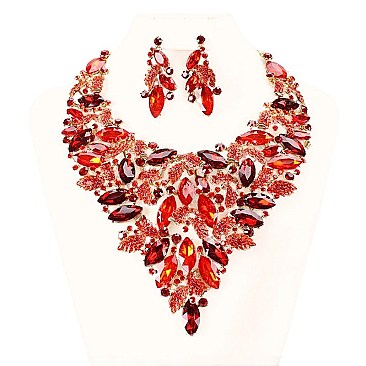 FASHIONABLE RHINESTONE STATEMENT SET