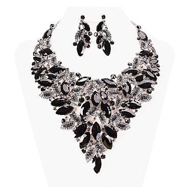 FASHIONABLE RHINESTONE STATEMENT SET