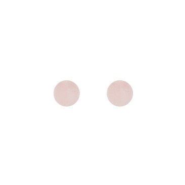 Fashionable Grey Semi Precious Ball Stud Earring SLNE0403