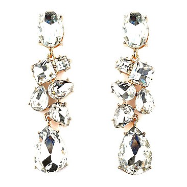 Glass Rhinestone Boutique Earring