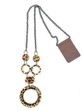 Long fashion link necklace,