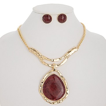 CHARMING CASTING NECKLACE SET