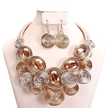HAND MADE FASHION NECKLACE SET