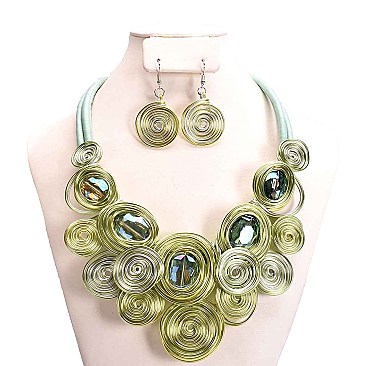 HAND MADE FASHION NECKLACE SET