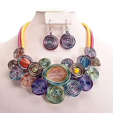 HAND MADE FASHION NECKLACE SET
