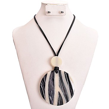 BOHO ACRYLIC LUXE NECKLACE SET