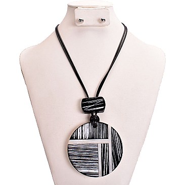 BOHO ACRYLIC LUXE NECKLACE SET