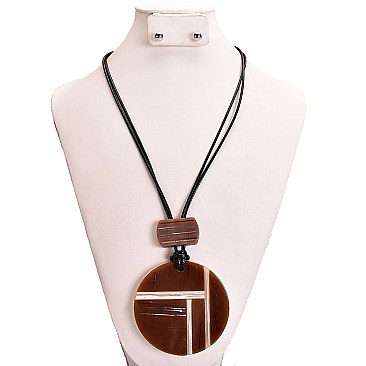 BOHO ACRYLIC LUXE NECKLACE SET