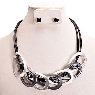 GEO ART MIXED METAL SET