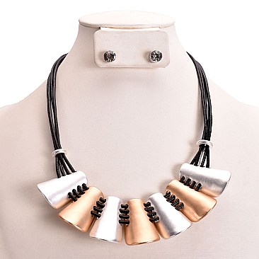 FUTURISTIC FASHION MIXED METAL SET