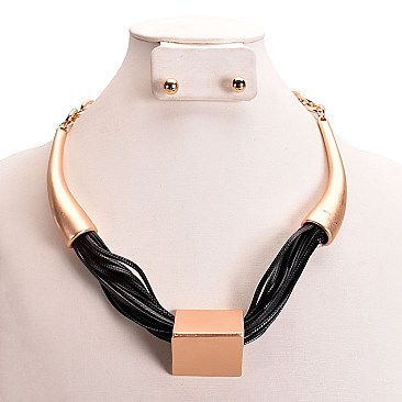 FUTURE METAL FASHION NECKLACE SET