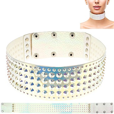 SPIKEY CHOKER NECKLACE