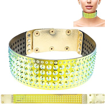 SPIKEY CHOKER NECKLACE