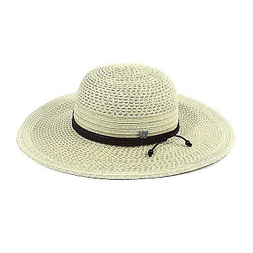 CROCHET WIDE BRIM HAT