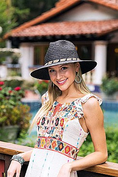 STYLISH PANAMA FEDORA HAT
