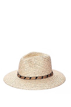 STYLISH PANAMA FEDORA HAT