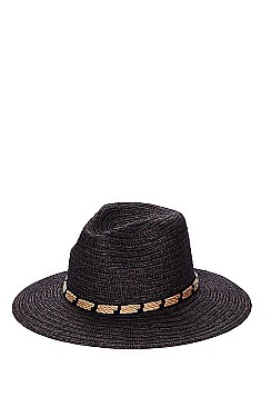 STYLISH PANAMA FEDORA HAT