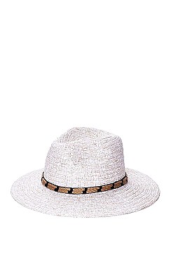 STYLISH PANAMA FEDORA HAT
