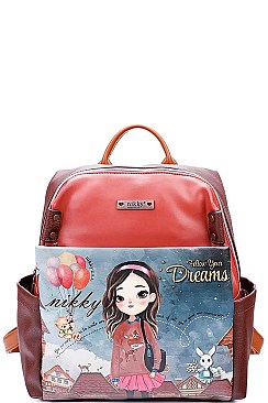 HAILEE DREAMS BIG BACKPACK Nikky by Nicole Lee