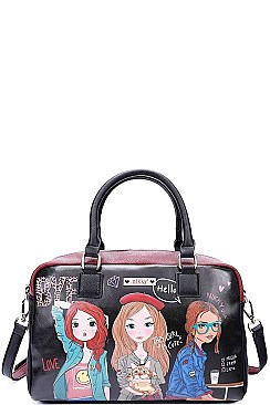 GIRLS WANT TO HAVE FUN BOSTON BAG Nikky by Nicole Lee