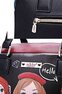 GIRLS WANT TO HAVE FUN BOSTON BAG Nikky by Nicole Lee