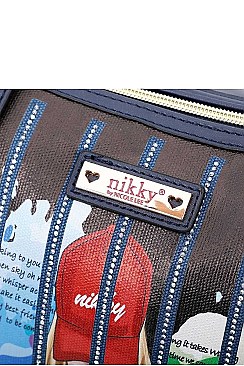 KIMBERLY FALLS IN LOVE BOSTON BAG Nikky by Nicole Lee