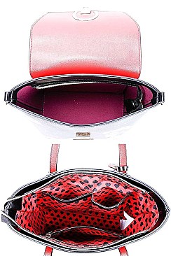 Nikky 3 IN 1 TOTE CROSSBODY AND WALLET SET by Nicole Lee