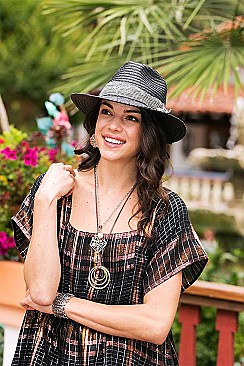 PANAMA FEDORA HAT