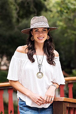 PANAMA FEDORA HAT