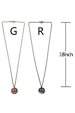 PACK OF 12 CUTE ASSORTED COLOR STAINLESS STEEL NECKLACE EARRING SET