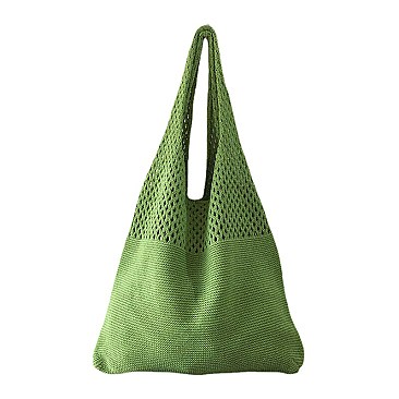 Soft Woven Tall Tote Shopping Bag