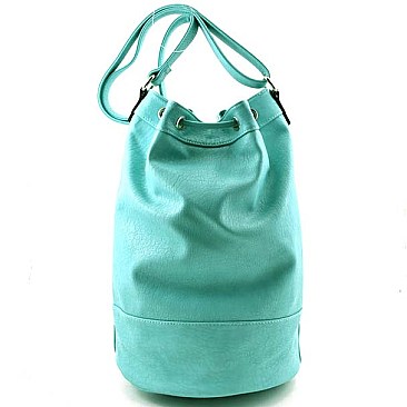 Lavish Belt Style Multi Pocket Tall Hobo Bag with Matching Wallet