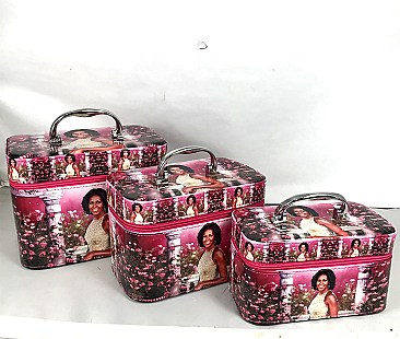 MICHELLE OBAMA 3 IN 1 LARGE SIZE MAKE UP BOX