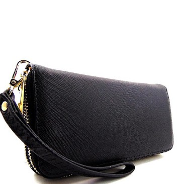 Lovely Color Blocking Dual Compartment Wallet/Wristlet
