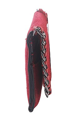 FASHION CHAINED OUT LINE MINI WALLET