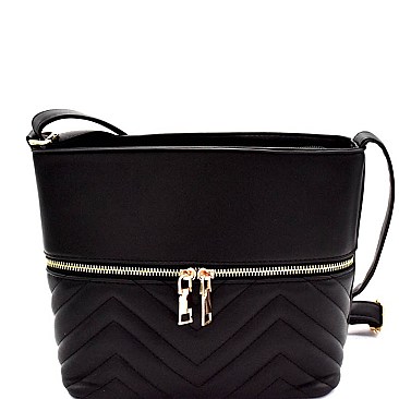 Chevron Quilted Pocket Cross Body MH-OS6933