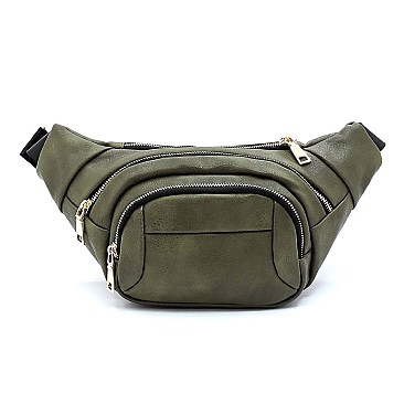 Fashion Multi Pocket Fanny Pack Waist Bag