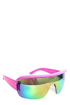 PACK OF 12 MIRROR COATING LENS SPORTS GOGGLE SUNGLASSES