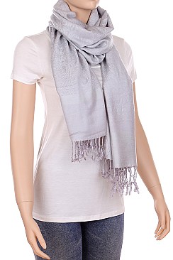 Patterned Pashmina Scarf