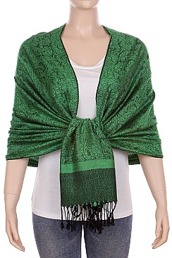 Patterned Pashmina Scarf