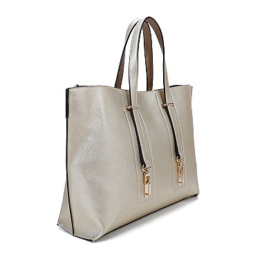 Nicole Lee Saffiano Top Handle Satchel