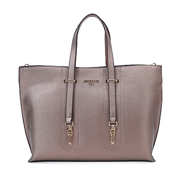 Nicole Lee Saffiano Top Handle Satchel