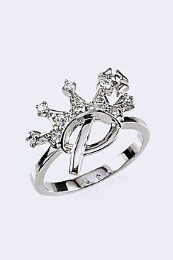 Cubic Zirconia Tiara Ring LACW1805