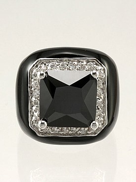 Cubic Zirconia Iconic Size Ring LAP5676